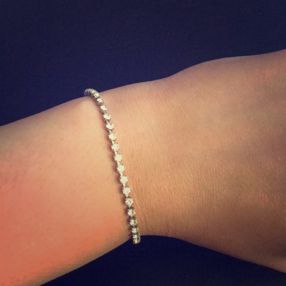 Cubic zirconia‎ tennis bracelet